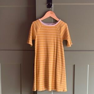 Striped Yellow Dress